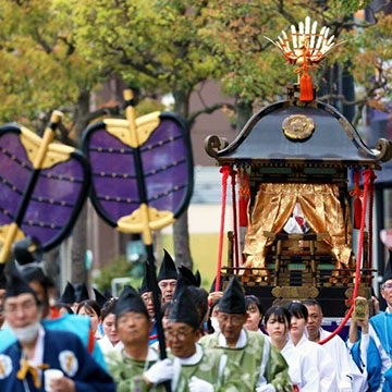 宗忠神社・御神幸の慶主をおつとめさせていただきました
